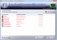 Facebook Password Decryptor Facebook Password Decryptor