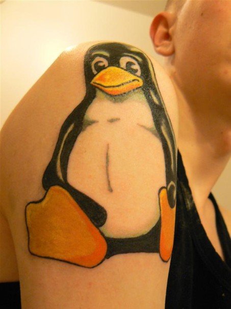 tattoo tux